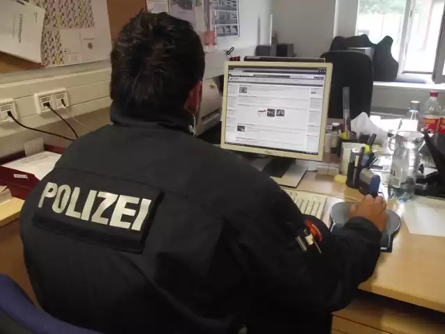 Krzysztof Zart (na zdjęciu) pracuje od kilku miesięcy w policji w Goerlitz. Nie mogliśmy ujawnić wizerunku policjanta