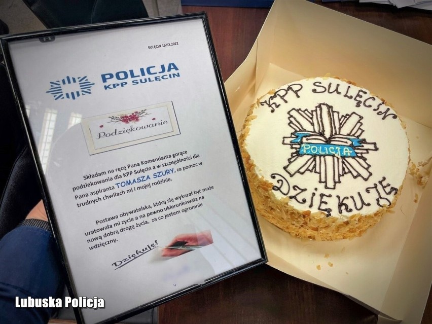 Policjanci za swoją służbę nie oczekują podziękowań, ale nie...