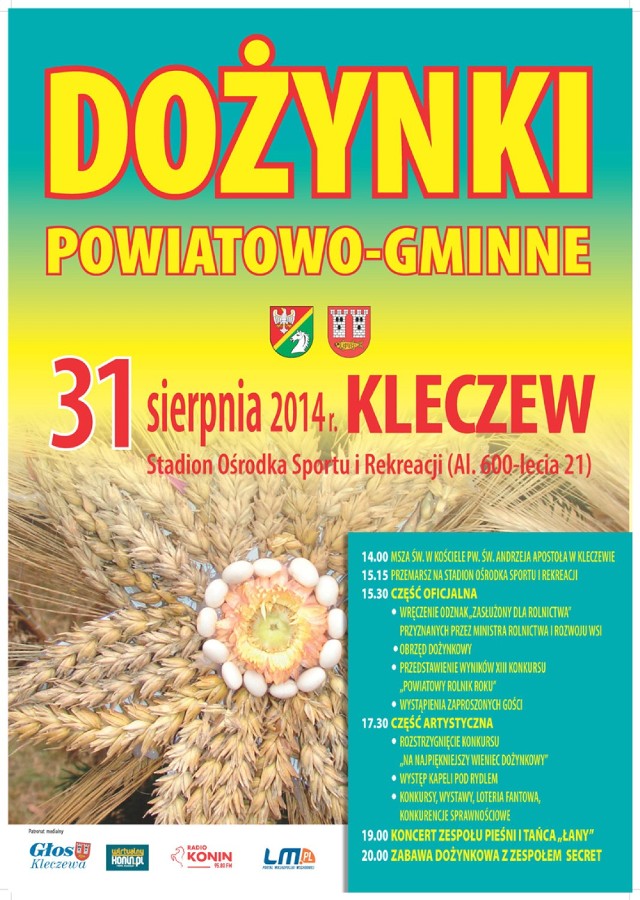 Powiatowo-Gminne Dożynki w Kleczewie 2014