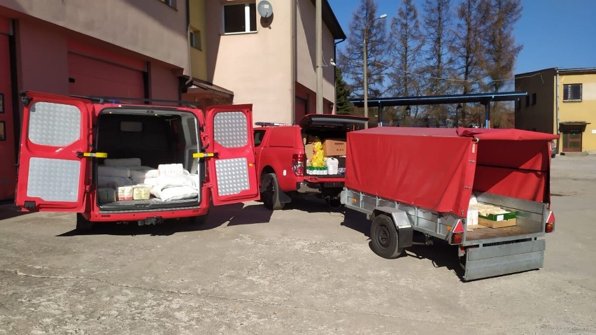 Strażacy z Hajnówki pojadą z kolejnym transportem pomocy dla Polaków na Ukrainie zebranej w powiecie hajnowskim i siemiatyckim