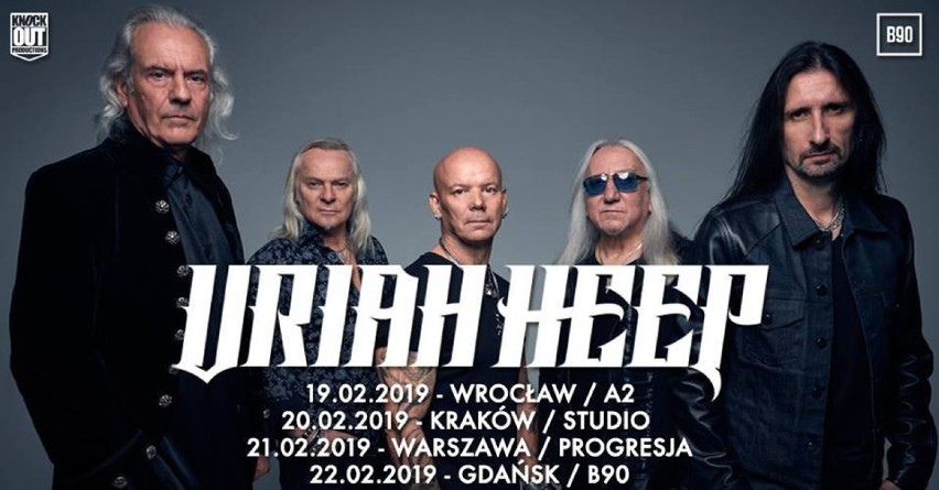 data: 22 lutego
godz. 20:00
miejsce: B90, Gdańsk

Uriah Heep...