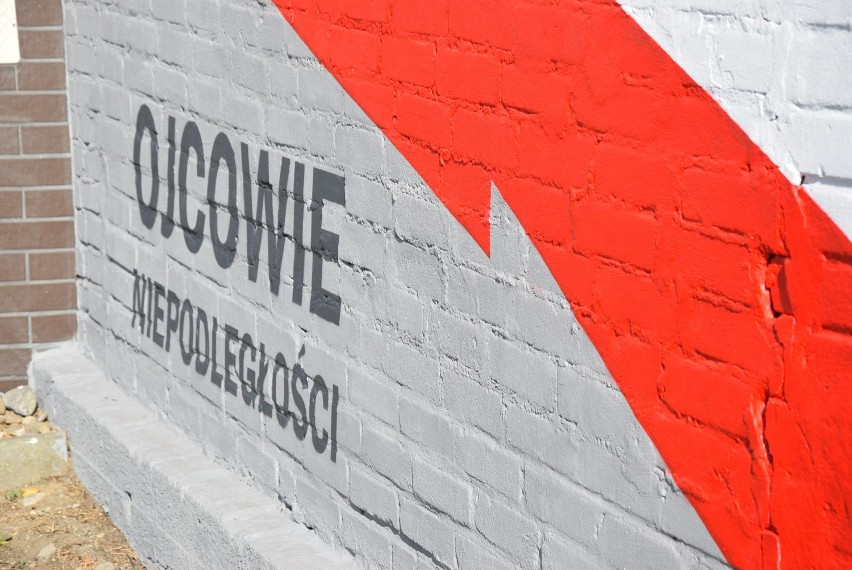 Niepodległościowy mural w Gorzowie