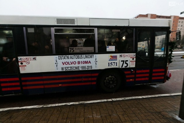 Ostatni kurs autobusu volvo B10M w Szczecinie miał miejsce 11 stycznia 2019 r.