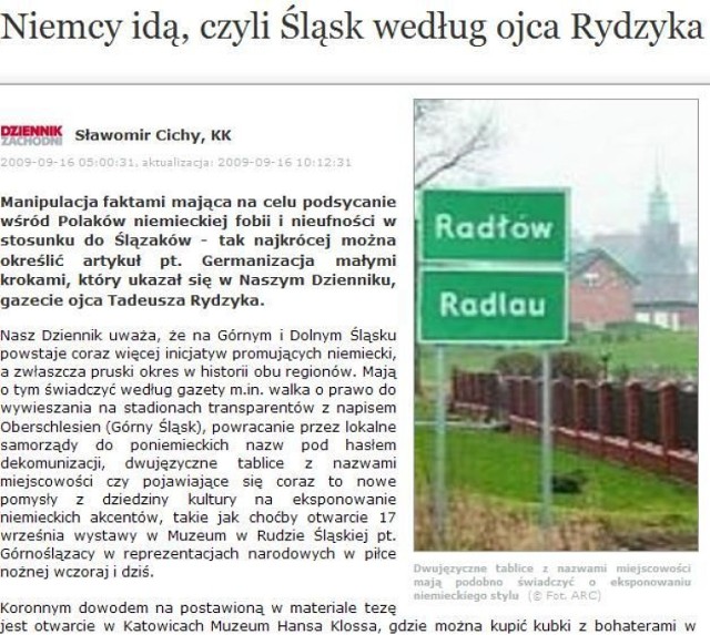 http://polskatimes.pl/dziennikzachodni/stronaglowna/162546,niemcy-ida-czyli-slask-wedlug-ojca-rydzyka,id,t.html
