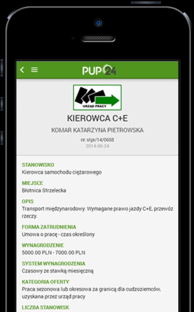 Aplikacja PUP24 jest przydatna zarówno dla osób poszukujących pracy, jak i pracodawców