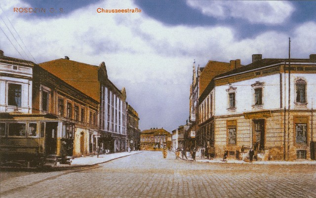 Ulica Bednorza w Szopienicach w 1910 r.