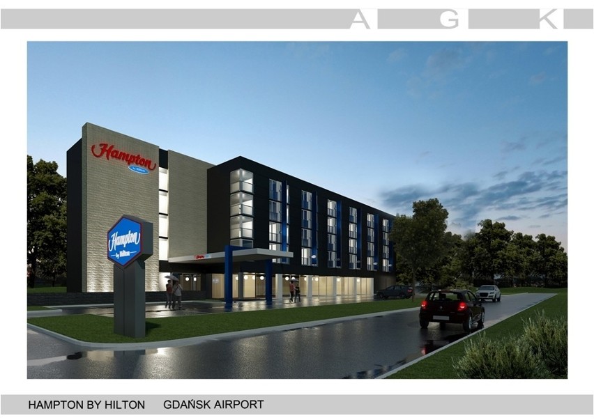 Przy lotnisku gdańskim powstanie Airport City i hotel Hampton by Hilton