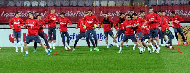 Trening przed meczem Polska - Irlandia [ZDJĘCIA]