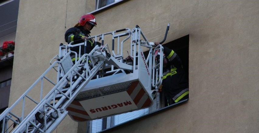 Opole: Pożar mieszkania na ulicy Wrocławskiej [ZDJĘCIA]