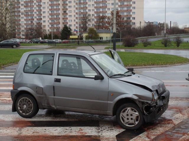 Wypadek na Waltera-Jankego w Łodzi/ 19.11.2015