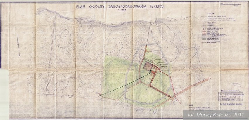 Plan zagospodarowania terenu z 1975 roku