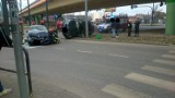 Wypadek w Śródmieściu w Bydgoszczy. Jedna osoba została ranna