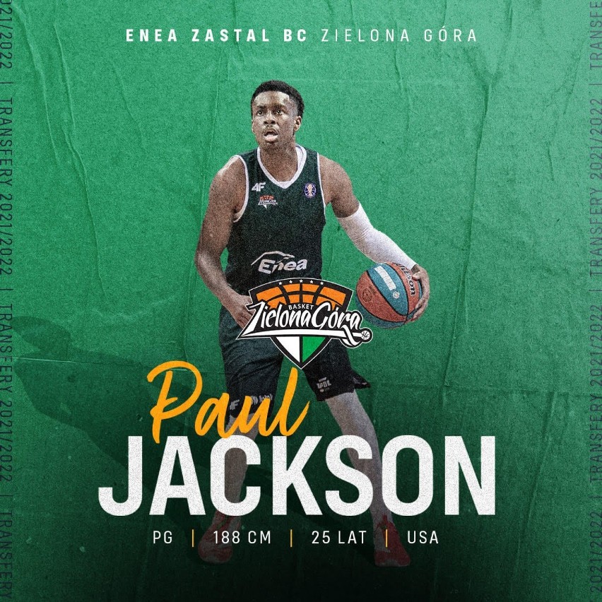 Paul Jackson, nowy koszykarz Enei Zastalu BC Zielona Góra.