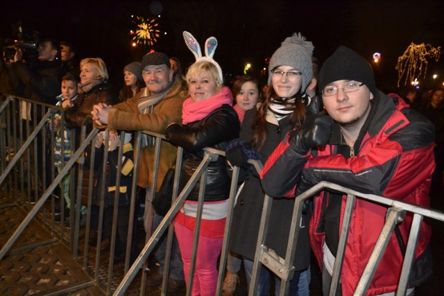 Sylwester 2014 w Wejherowie w parku miejskim