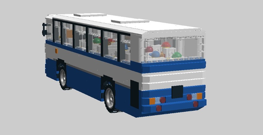 Poznań: Autobus Autosan z klocków LEGO [ZDJĘCIA]