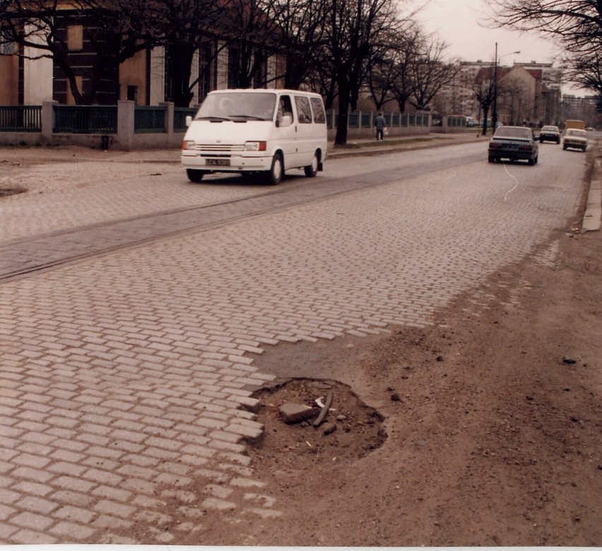 Dziury na ul. Wrocławskiej, 11.04.94 rok