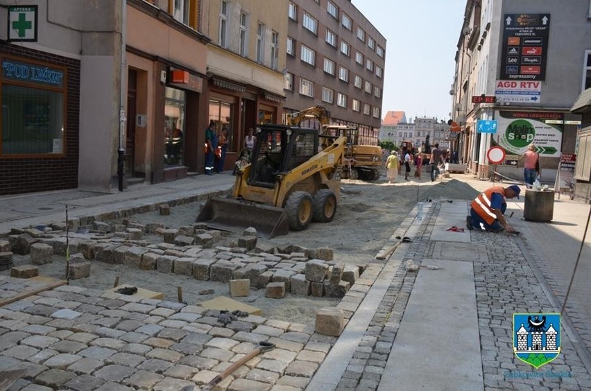 Ząbkowice Śląskie: Przebudowa ulicy Kościuszki - relacja z końcowego etapu prac