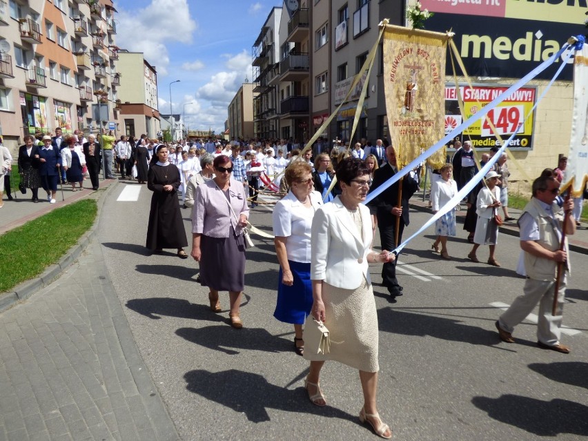 Człuchów. Procesja Bożego Ciała w Parafii p.w. św. Jakuba Apostoła