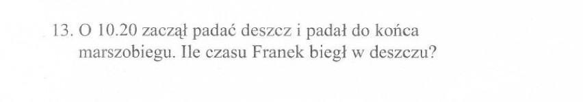 We wtorek, 21 maja 2013, trzecioklasiści piszą Ogólnopolski...