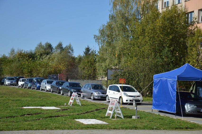 Punkt pobierania wymazów w kierunku COVID-19 w Brzesku