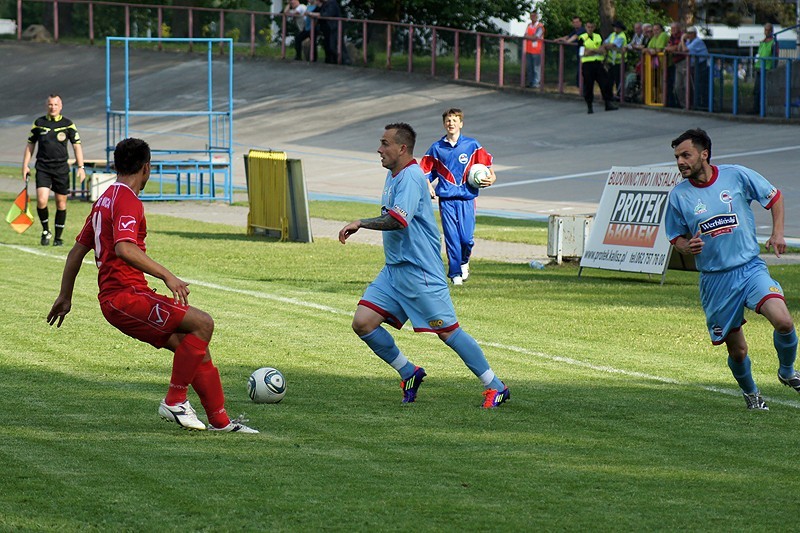 Calisia Kalisz przegrała z Miedzią Legnica 0:3 i spadła do III ligi. ZDJĘCIA