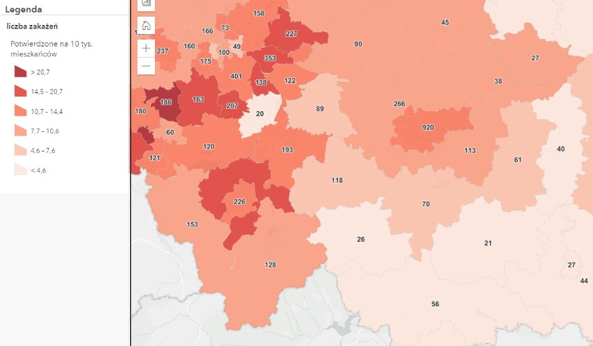 Chrzanów, Oświęcim, Wadowice, Olkusz. 490 nowych przypadków zakażenia koronawirusem w regionie
