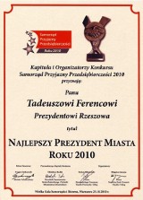 Rzeszów: Ferenc najlepszym prezydentem
