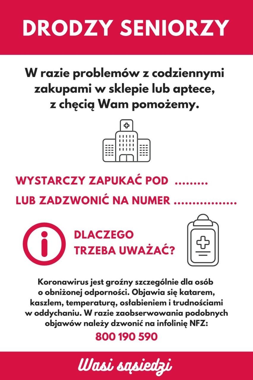 Koronawirus w Lubuskiem: "Pomóż swojemu sąsiadowi, nie bądź...