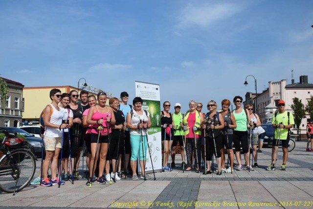 Rajd Nordic Walking w Kórniku