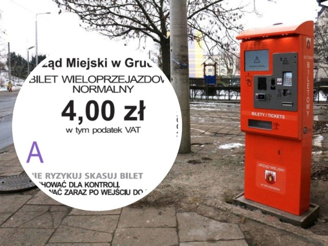 Bilet 60-minutowy dla pasażerów w Grudziądzu będzie dostępny w sprzedaży od 1 sierpnia. Do kupna m.in. w biletomatach.