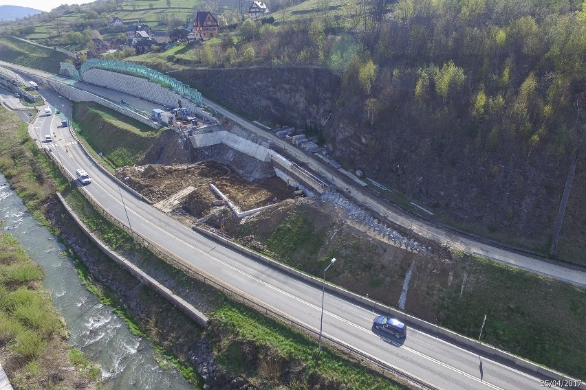 Niesamowity rozmach budowanej zakopianki. Zobaczcie postęp prac [ZDJĘCIA]