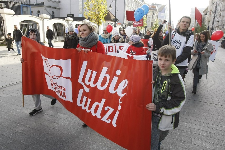 Marsz Szlachetnej Paczki i Akademii Przyszłości w Łodzi