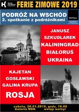 "Podróż na Wschód" to tytuł spotkania z podróżnikami, które odbędzie się dziś w wągrowieckim kinie 