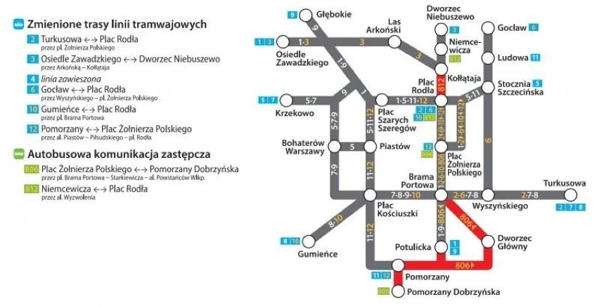 Torowa rewolucja w Szczecinie. Wracają tramwaje na Niebuszewo i plac Rodła