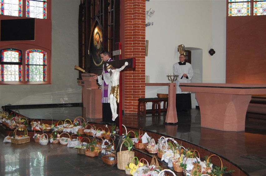 Święconka w kościele św. Kazimierza w Kartuzach 2015