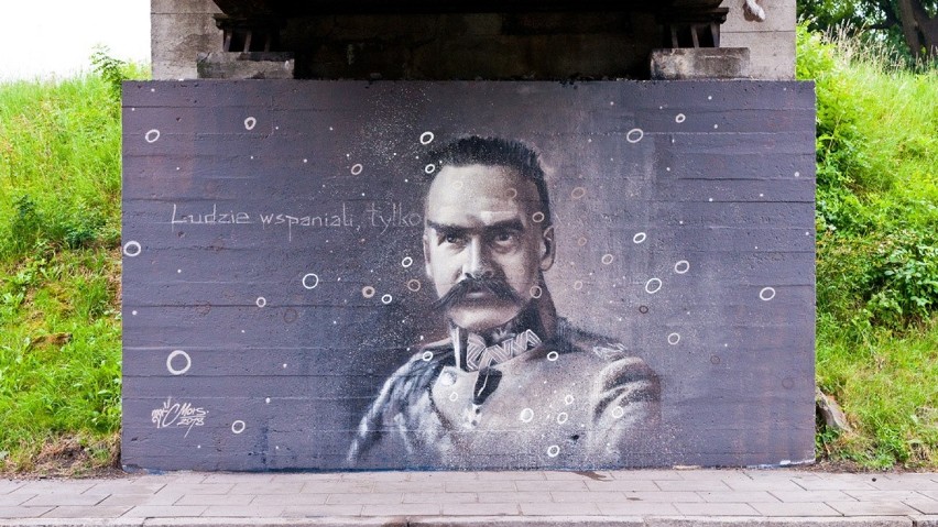 Murale na ul. Węgierskiej w Nowym Sączu