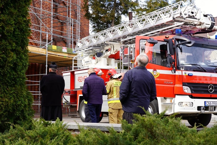 Do niecodziennej akcji doszło przed godz. 13 w poniedziałek...