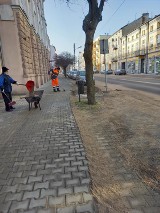 Pozimowe porządki  na ulicach i drogach powiatu zduńskowolskiego ZDJĘCIA