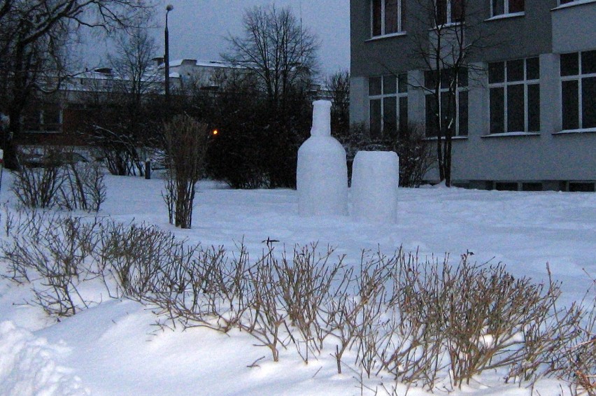 Rzeźba śnieżna