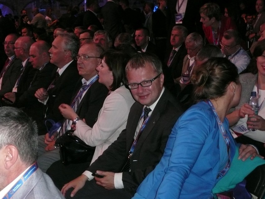 Konwencja Platformy Obywatelskiej w Chorzowie. Burmistrz Darłowa i Tomasz Bobin w Chorzowie