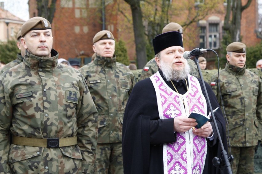 Leszczyńska przysięga żołnierzy Wojsk Obrony Terytorialnej