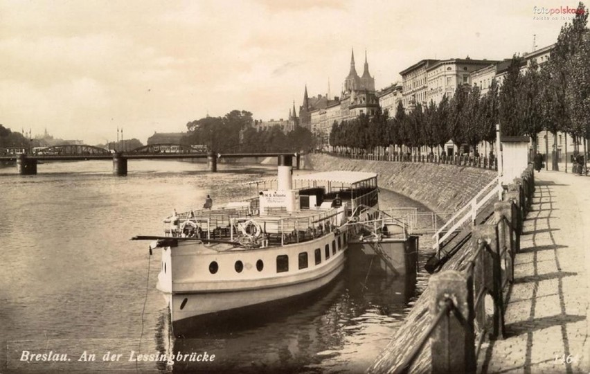 Wrocław. Tramwaje wodne na Odrze? Przed wojną już pływały w Breslau. Zobacz zdjęcia