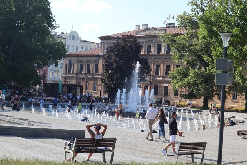 Mieszkańcy Lublina szukają ochłody! Zobacz zdjęcia z upalnego weekendu