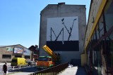 Mural Sasnala w Mysłowicach w końcu odrestaurowany 