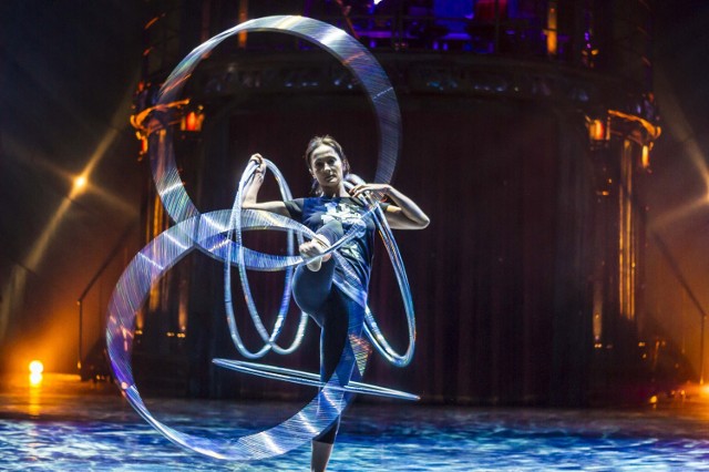 Pierwsze próby Cirque du Soleil w Waeszawie połączone z wejściem zza kulisy.