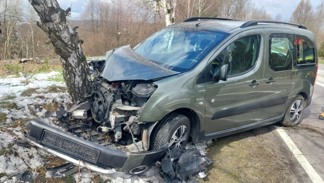 Do wypadku doszło po godz. 11 na DW 977 w Zabłędzy koło Tuchowa. Utrudnienia na drodze trwały godzinę