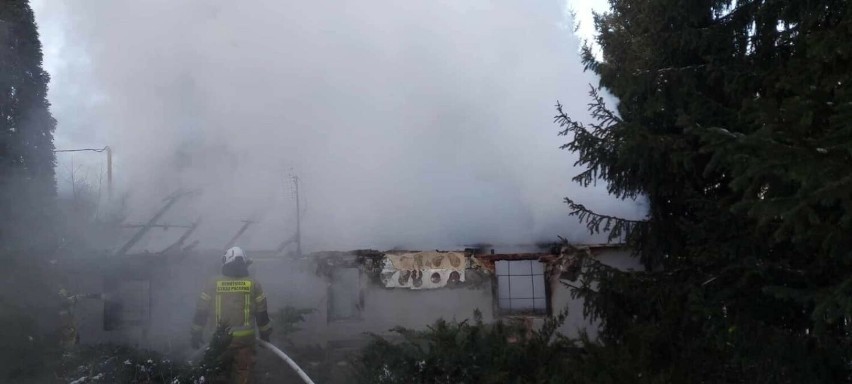 W Nowejwsi Chełmińskie spłonął dom