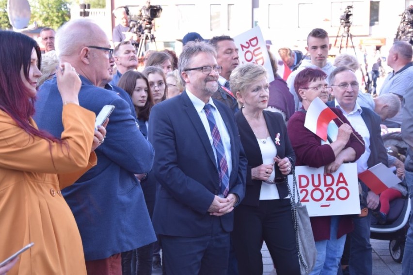 Prezydent Andrzej Duda odwiedził Lębork. Zapowiedział m.in. przyspieszenie budowy S-6 [WIDEO,ZDJĘCIA] 