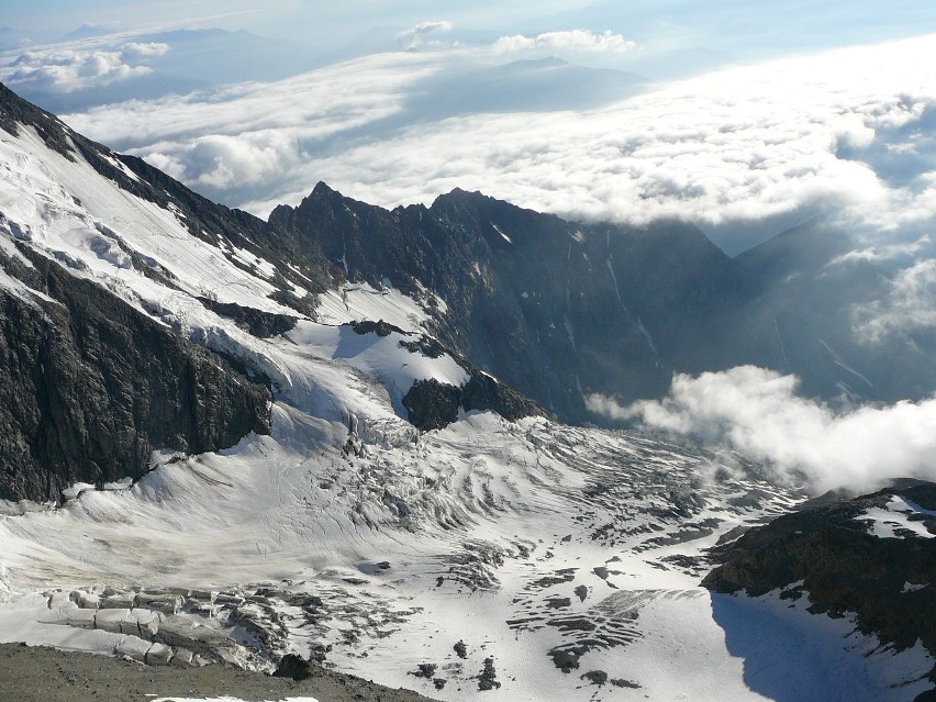 Widoki z Mont Blanc