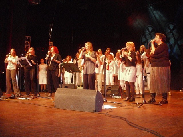 Koncert Konin Gospel Choir dla chorej Natalii